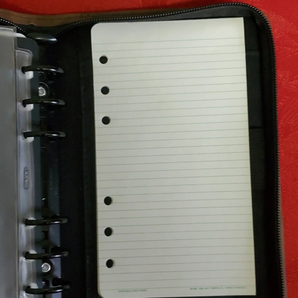 Leather Project Binder and Expanding file.
